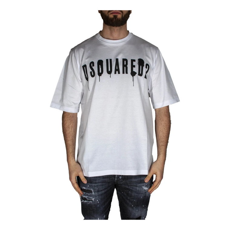 Graffiti Artwork T-Shirt Dsquared2