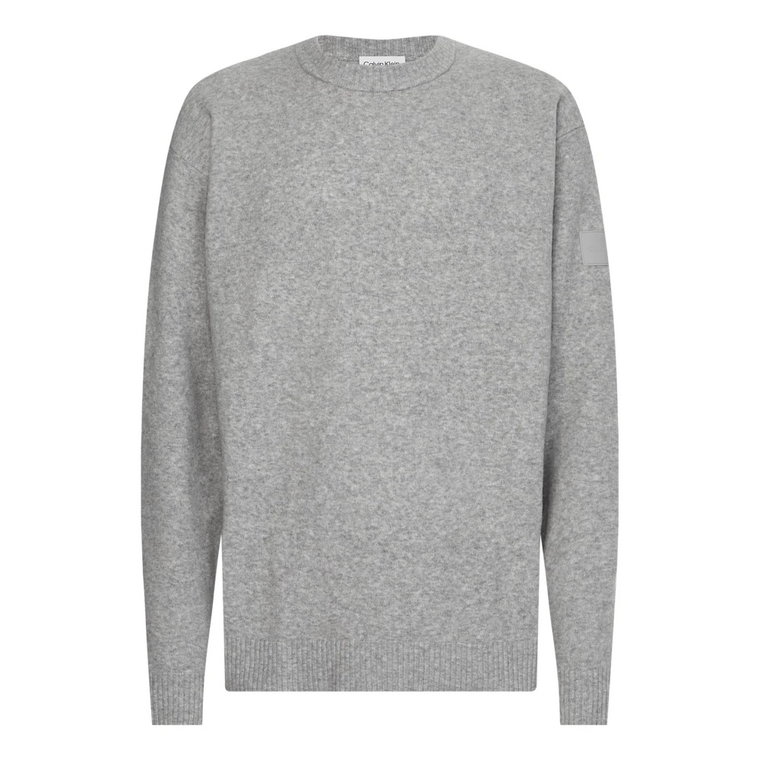 Sweter z okrągłym dekoltem Calvin Klein