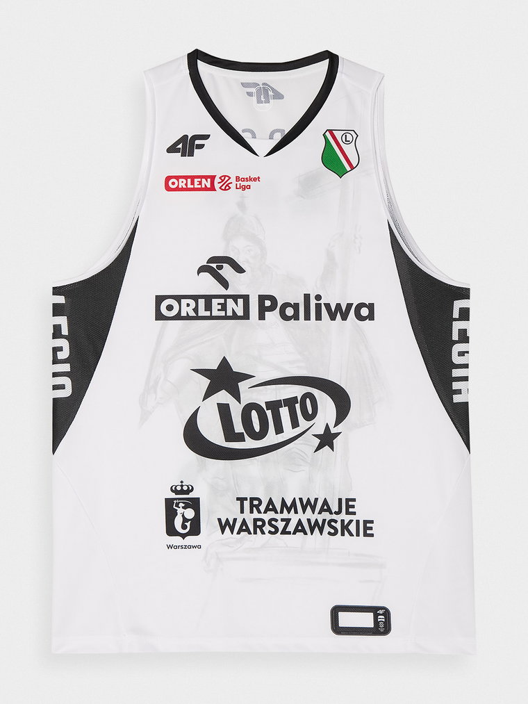 Tank top replika domowy z sezonu 2023/24 męski 4F x Legia Warszawa - multikolor