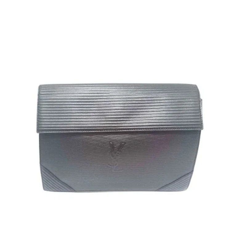 Pre-owned Leather clutches Saint Laurent Vintage