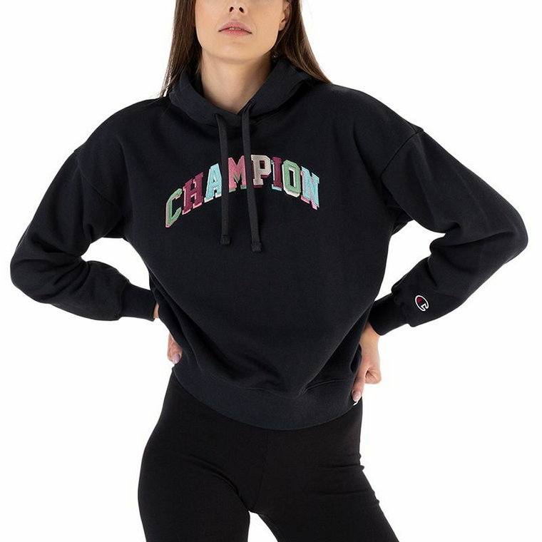 Bluza Champion Embroidered Bookstore Logo Hoodie 114962-BS554 - granatowa