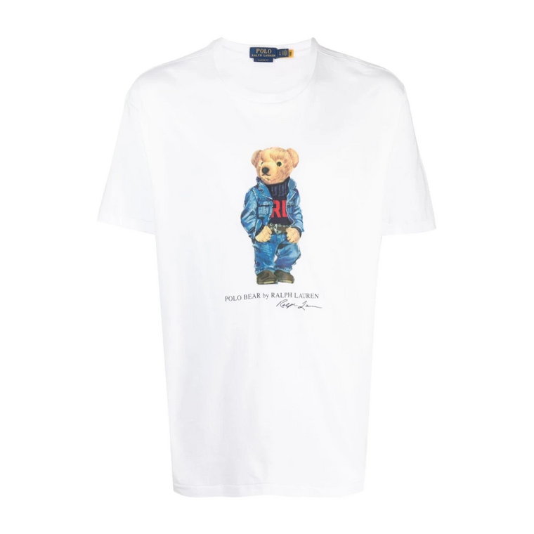 Bawełniana koszulka z logo Polo Bear Ralph Lauren