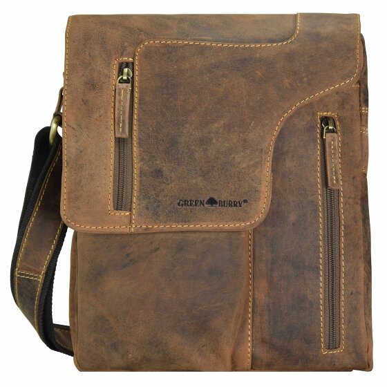 Greenburry Vintage Shoulder Bag I Leather 17 cm brown