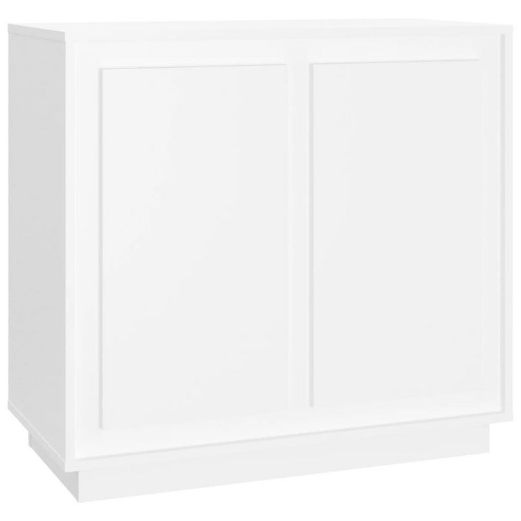 Klasyczna szafka drewniana biała 80x34x75 cm