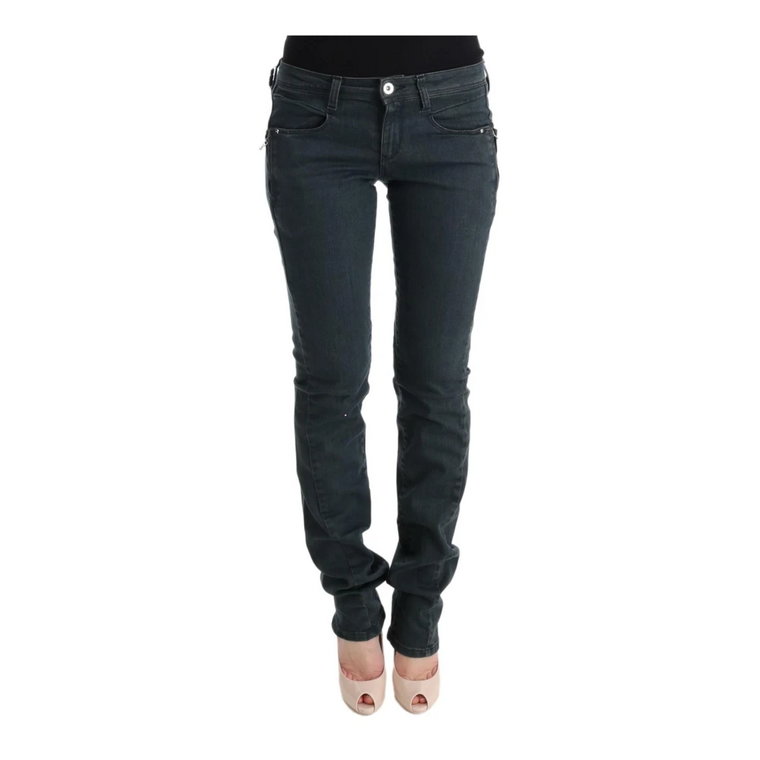 Gray Cotton Superslim Denim Jeans Costume National