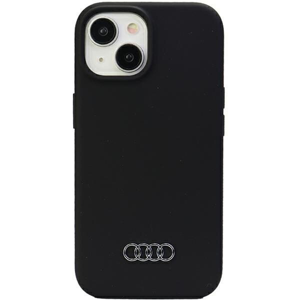 Audi Silicone Case iPhone 15 Plus / 14 Plus 6.7" czarny/black hardcase AU-LSRIP15M-Q3/D1-BK