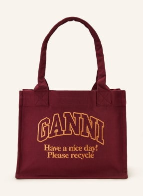 Ganni Torba Shopper rot