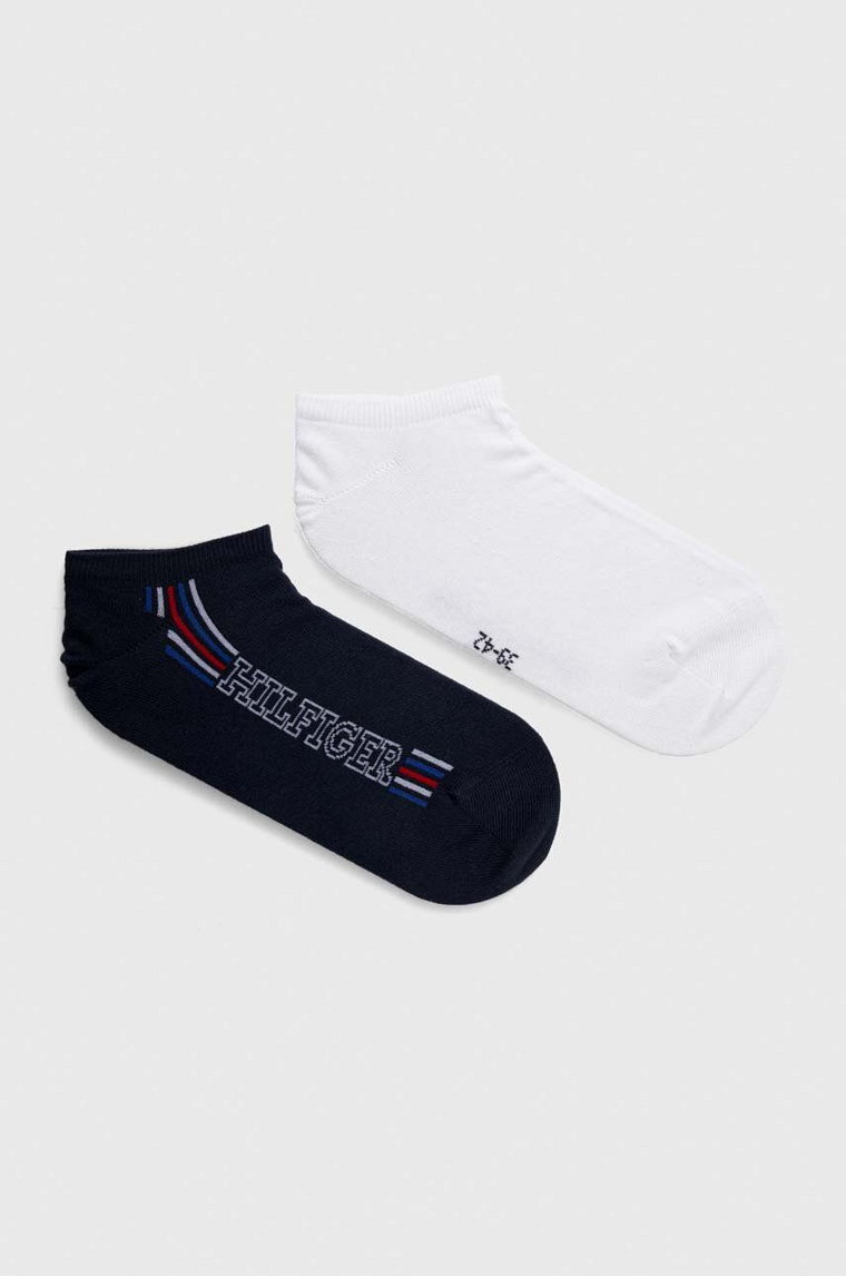 Tommy Hilfiger skarpetki 2-pack męskie kolor granatowy