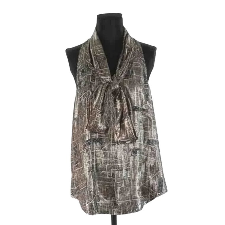 Metallic Polyester Top Isabel Marant Pre-owned