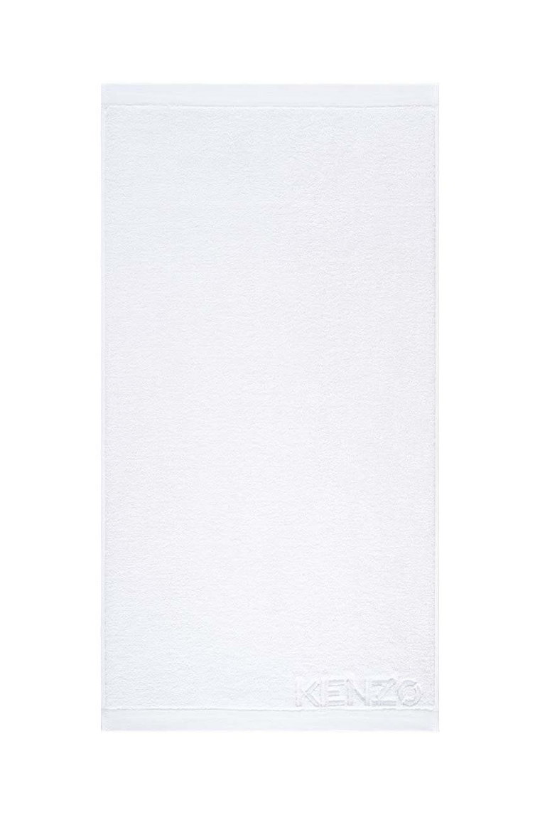 Kenzo duży ręcznik bawełniany Iconic White 92x150?cm