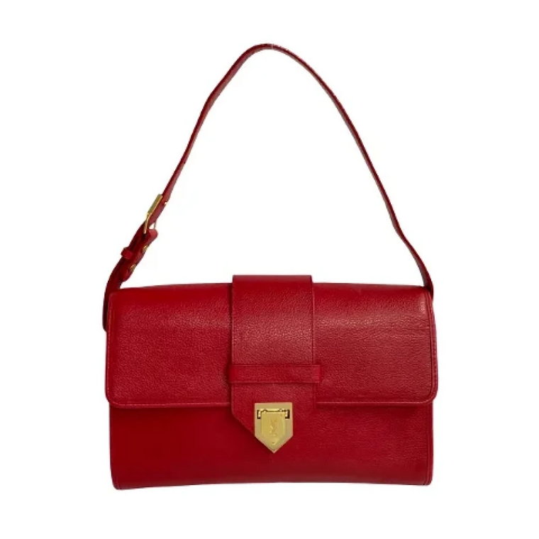 Pre-owned Leather shoulder-bags Yves Saint Laurent Vintage