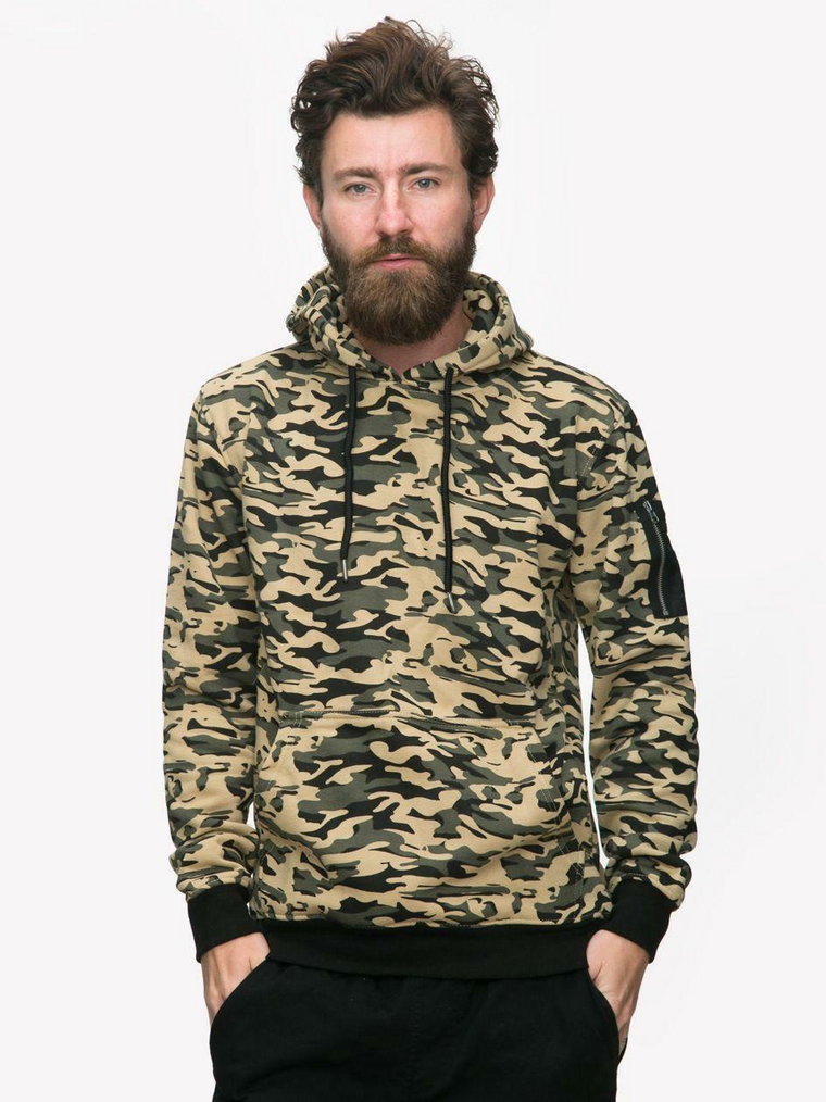 Bluza Z Kapturem Bomber Urban Classics TB1411 Camo