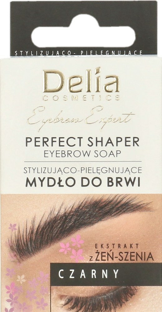 Delia Eyebrow Expert Mydło do brwi stylizująco-pielęgnujące Czarne