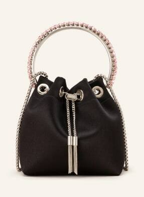 Jimmy Choo Torba Worek Bonbon Bucket schwarz