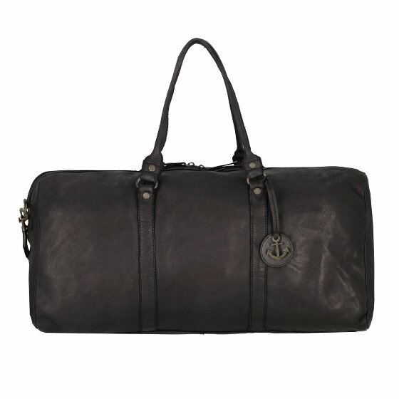 Harbour 2nd Jan Torba podróżna Weekender Skórzany 53 cm dark ash