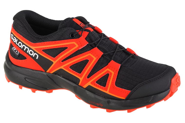 Salomon Speedcross CSWP J 471234, Dla chłopca, Czerwone, buty do biegania, tkanina, rozmiar: 34