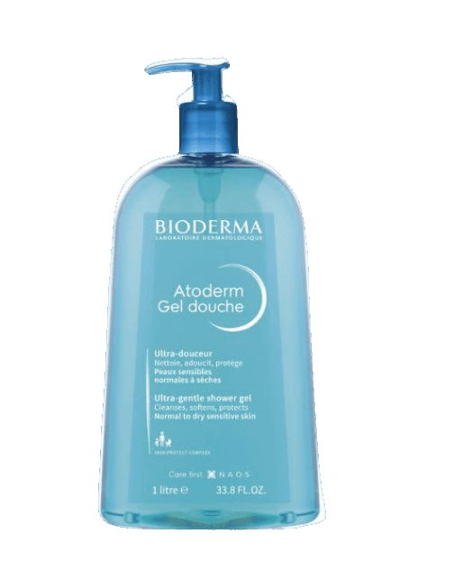 BIODERMA ATODERM GEL DOUCHE nawilżający Żel Pod Prysznic i Do Kąpieli - 1L skóra sucha i normalna