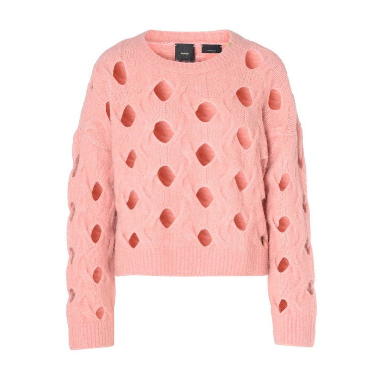 Sweter z okrągłym dekoltem Pinko