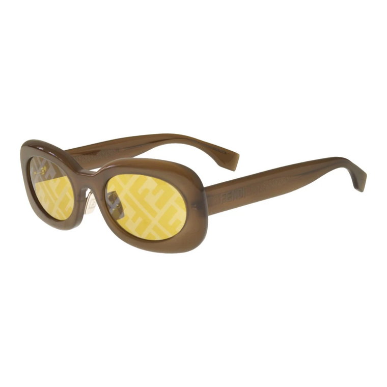 Brązowe okulary przeciwsłoneczne FF M0108/S Fendi