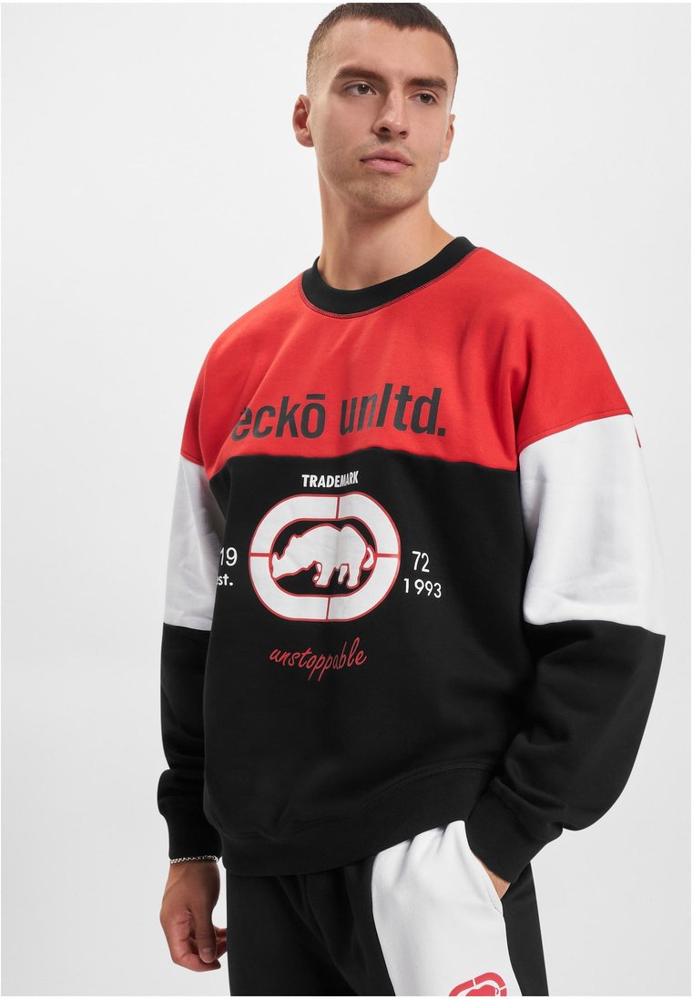 Bluza Bez Kaptura Męska Czarna Ecko unltd. ECKOCN1103