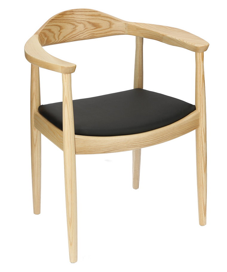 Krzesło z podłokietnikami Mildo - naturalne