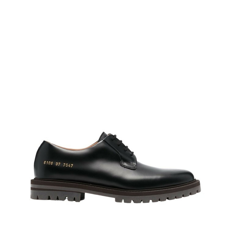 Czarne Buty Derby Common Projects