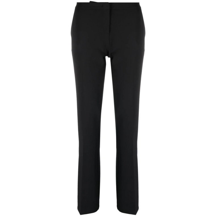 Czarne Spodnie z Obcasem 3,5 cm Pinko