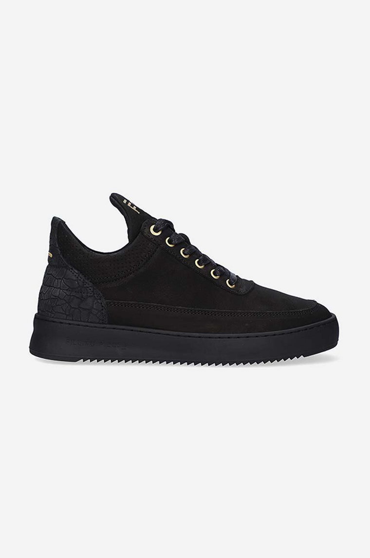 Filling Pieces sneakersy skórzane Low Top Ripple Ceres 25127261847 kolor czarny 25127261847-BLACK