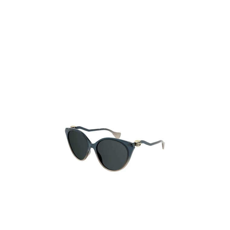 Okulary przeciwsłoneczne z logo w kształcie kociego oka Gucci