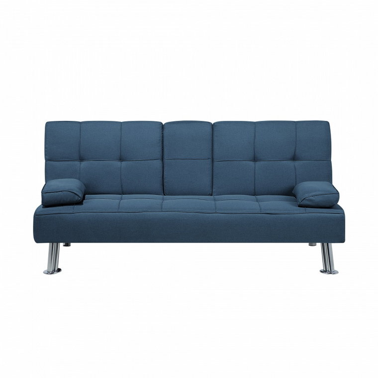Rozkładana tapicerowana sofa Angelos niebieska kod: 4260602373834