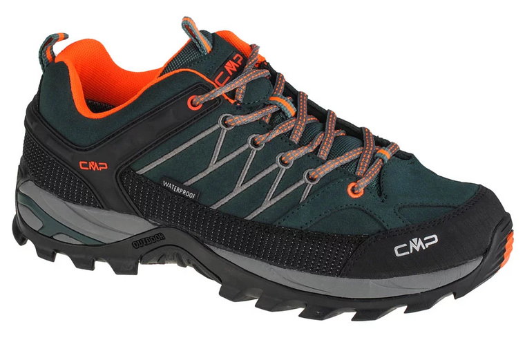 CMP Rigel Low 3Q13247-08FF, Męskie, Zielone, buty trekkingowe, skóra zamszowa, rozmiar: 41