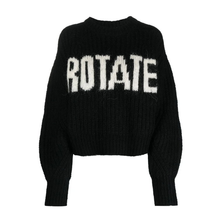 Czarny Sweter Z Długim Rękawem - Rotate Sweaters Rotate Birger Christensen