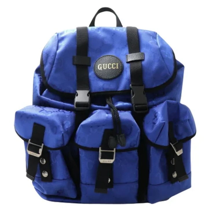 Pre-owned Nylon backpacks Gucci Vintage