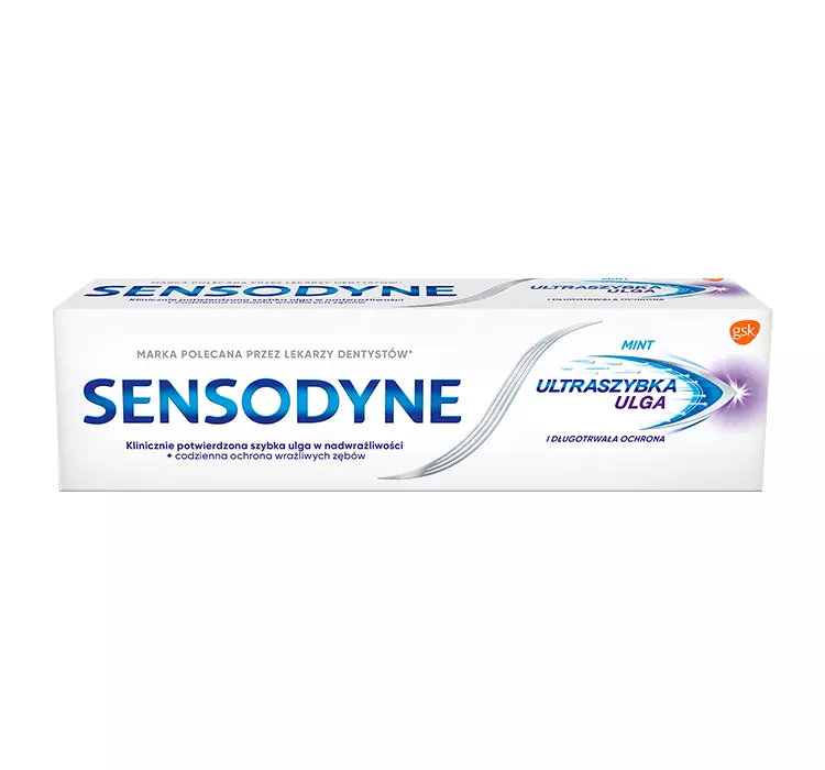 SENSODYNE RAPID RELIEF PASTA DO ZĘBÓW ULTRASZYBKA ULGA NA NADWRAŻLIWOŚĆ 75 ML