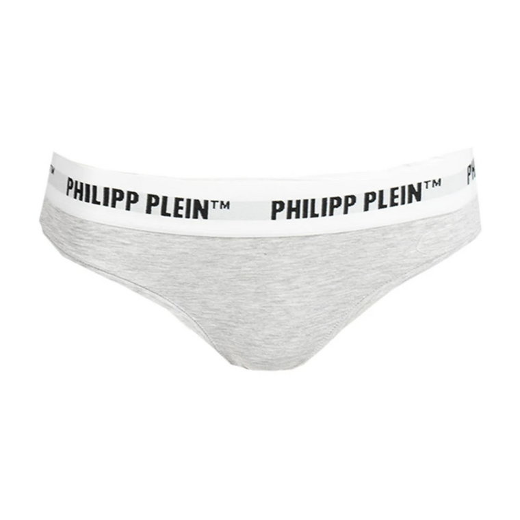 Wysokiej jakości majtki z logowaną gumą 2-pack Philipp Plein