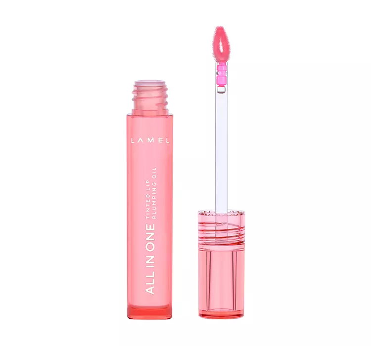 LAMEL ALL IN ONE LIP OIL NAWILŻAJĄCY OLEJEK DO UST 401 PEACHY 3ML