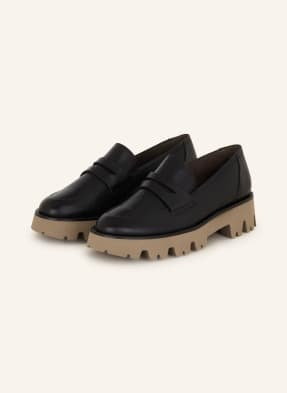 Paul Green Loafersy schwarz