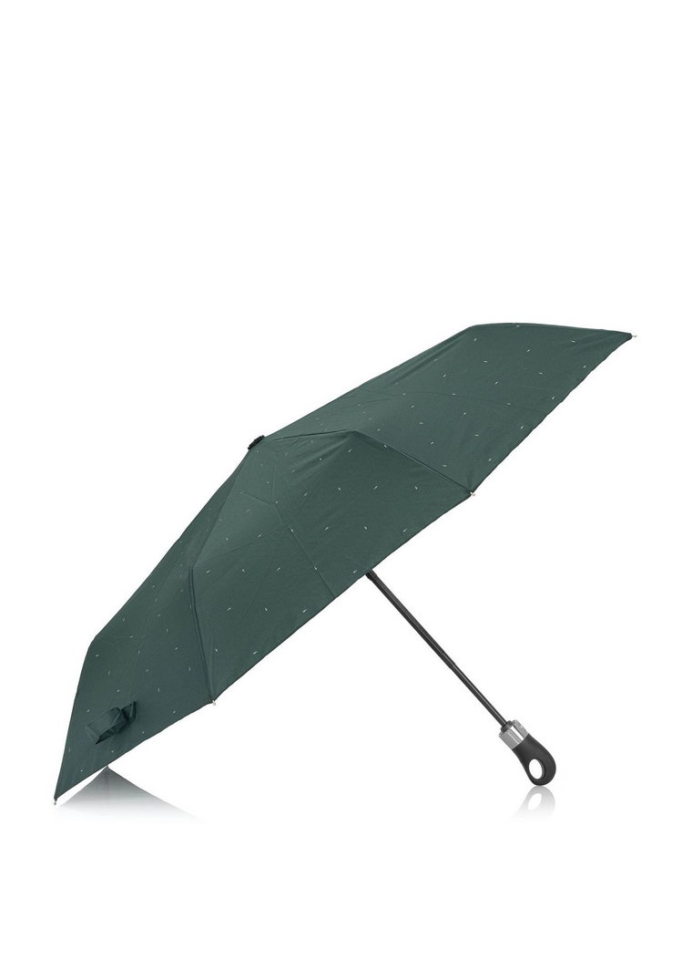 Składany parasol damski w kolorze zielonym
