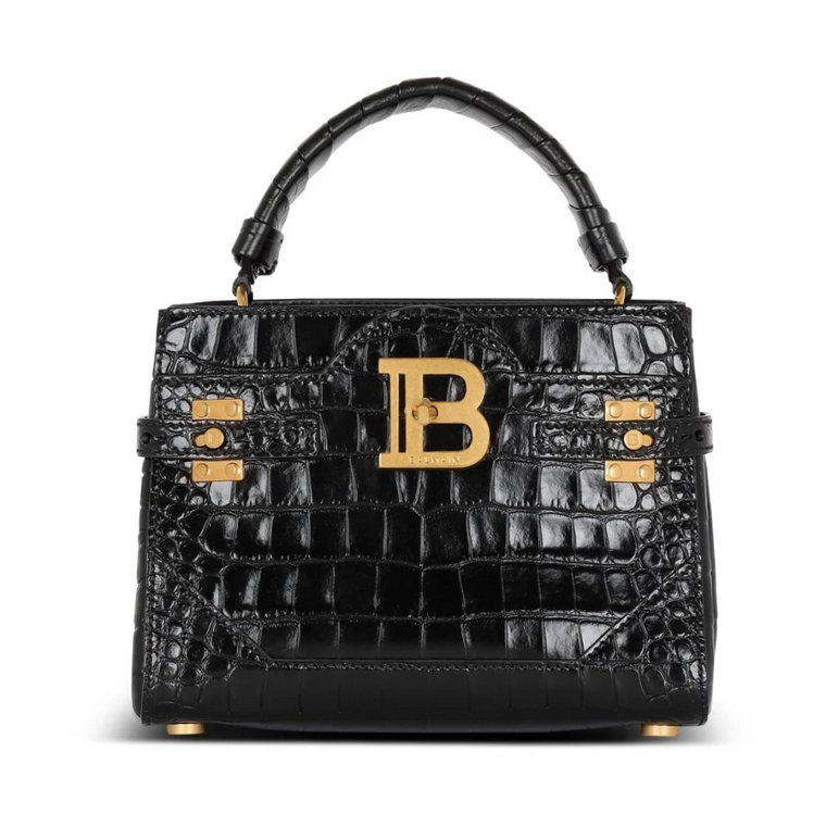 Czarna torba Bbuzz Top Handle Balmain