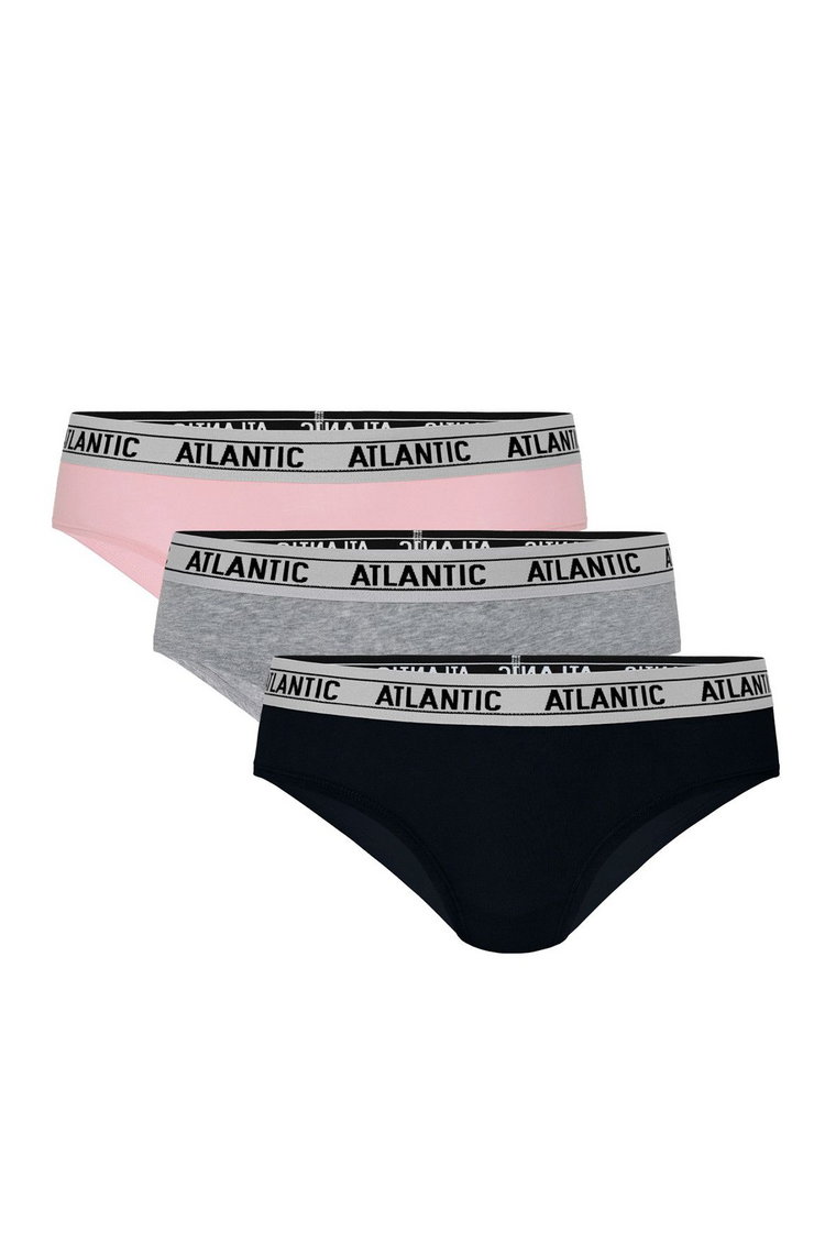 Figi damskie pół hipster Atlantic 3pak