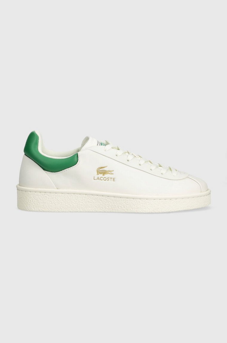 Lacoste sneakersy Baseshot Premium Leather kolor biały 47SMA0040