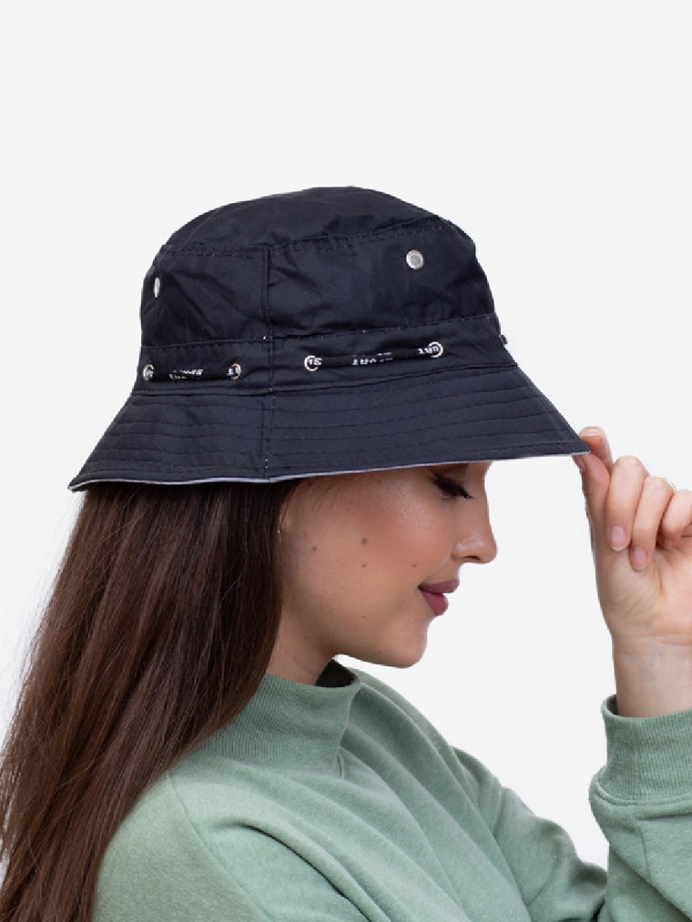Czapka damska typu bucket hat Shelovet czarna