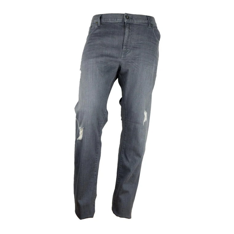Gray Cotton Jeans &amp;amp; Pant Armani Exchange