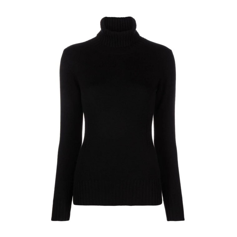 E516 Nero Turtle-Neck Sweater Malo