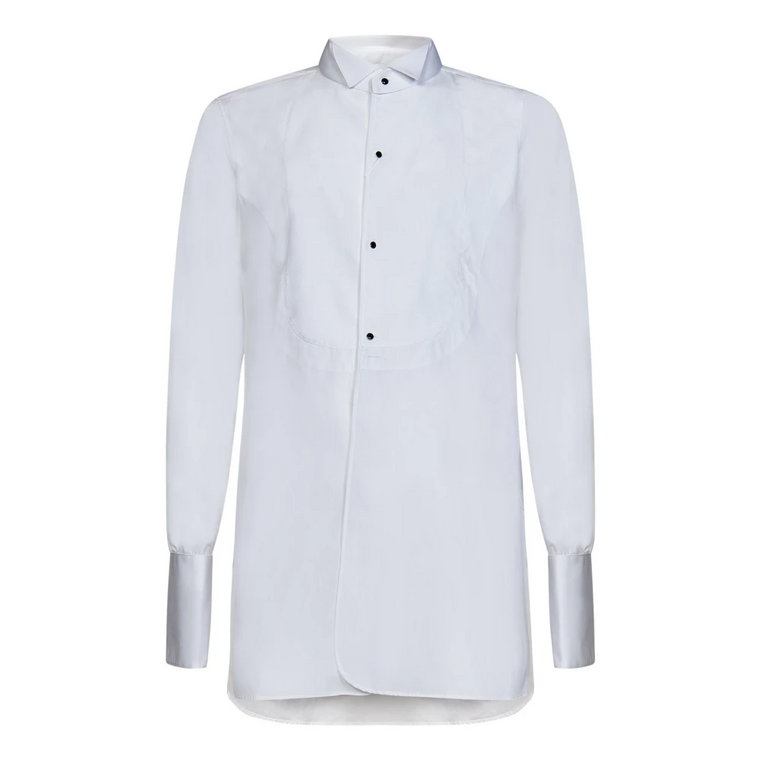 Biała Koszula z Poplinu dla Mężczyzn - Kolekcja Aw23 Maison Margiela