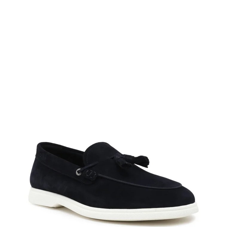 BOSS BLACK Skórzane loafersy Sienne_Mocc_sdnp