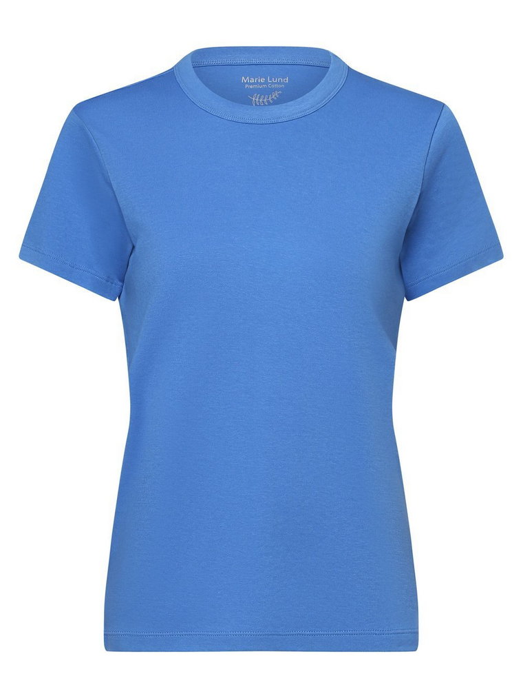 Marie Lund - T-shirt damski, niebieski