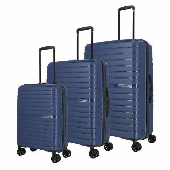 Travelite Trient 4 kółka Zestaw walizek 3-części blau
