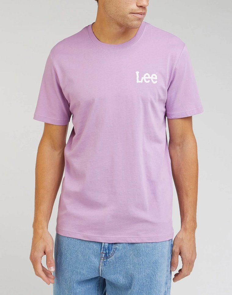 LEE MEDIUM WOBBLY TEE MĘSKI T-SHIRT KOSZULKA LOGO PANSY LL04FQ63