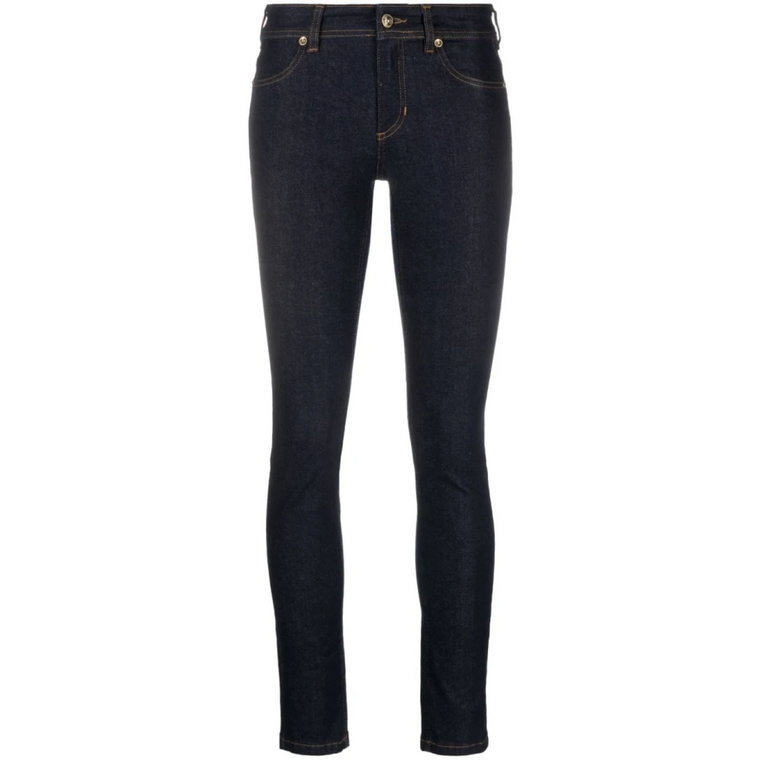 Klasyczne czarne jeansy z denimu Versace Jeans Couture